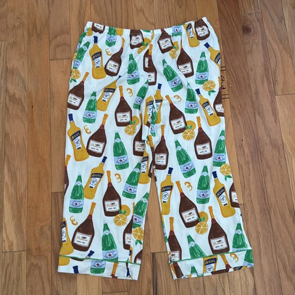 Bedhead Pajamas Set | Women XL | Prosecco/Aperol | Short Sleeve Organic Cotton - Picture 6 of 7